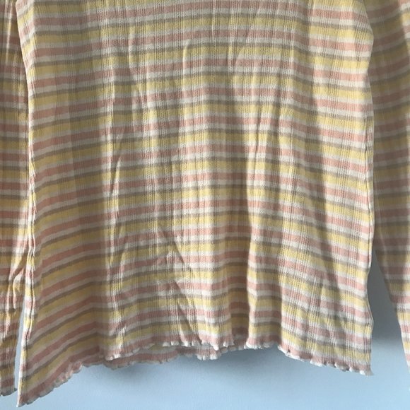 Lucky Brand Striped Cotton Shirt (NWT) - Picture 4 of 12